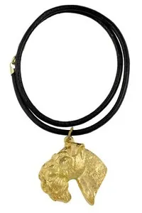 Authentic The Guardian of the Mist: Kerry Blue Terrier Gold-Plated Talisman
