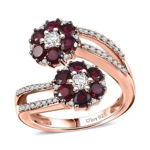 Authentic Crimson Heart Anthill Garnet Sacred Manifestation Ring