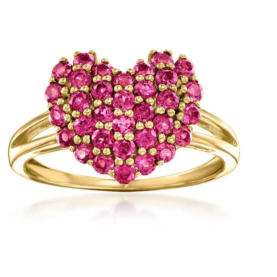 Authentic The Heart of Passion: Golden Rhodolite Garnet Talisman