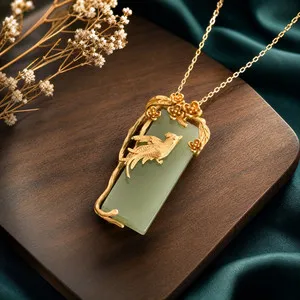Authentic The Resilient Phoenix Jade Amulet: A Beacon of Rebirth