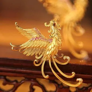 Authentic The Resurrected Radiance: Gilded Phoenix Talisman