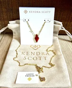 Authentic The Kinsley Crimson Illusion Talisman in Radiant Gold