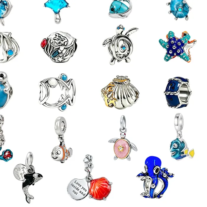 Authentic Whispers of the Deep: Sterling Silver Sea Fish Charm