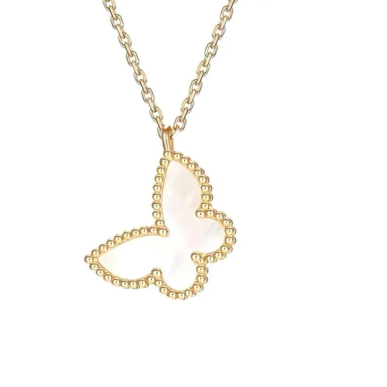 Authentic Gold Rush Necklace #87868-0 18K Gold Plated Butterfly Necklace