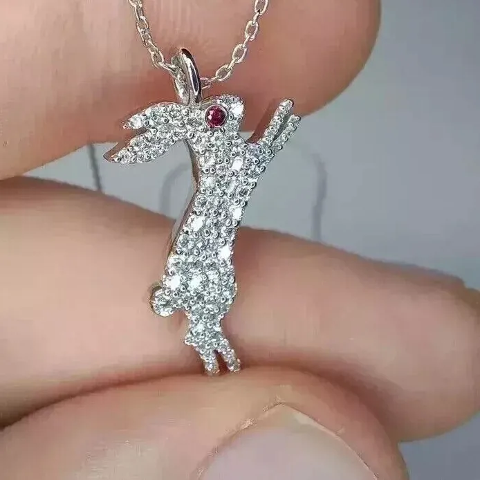 Authentic Celestial Lunar Hare: A Radiant Talisman of Prosperity and Intuition