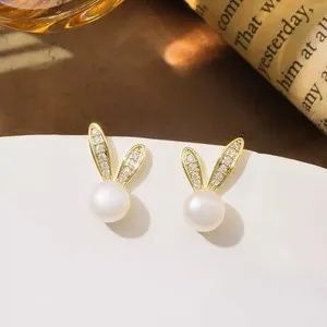 Authentic Whispers of Lunar Protection - Enchanted Rabbit Ear Earrings