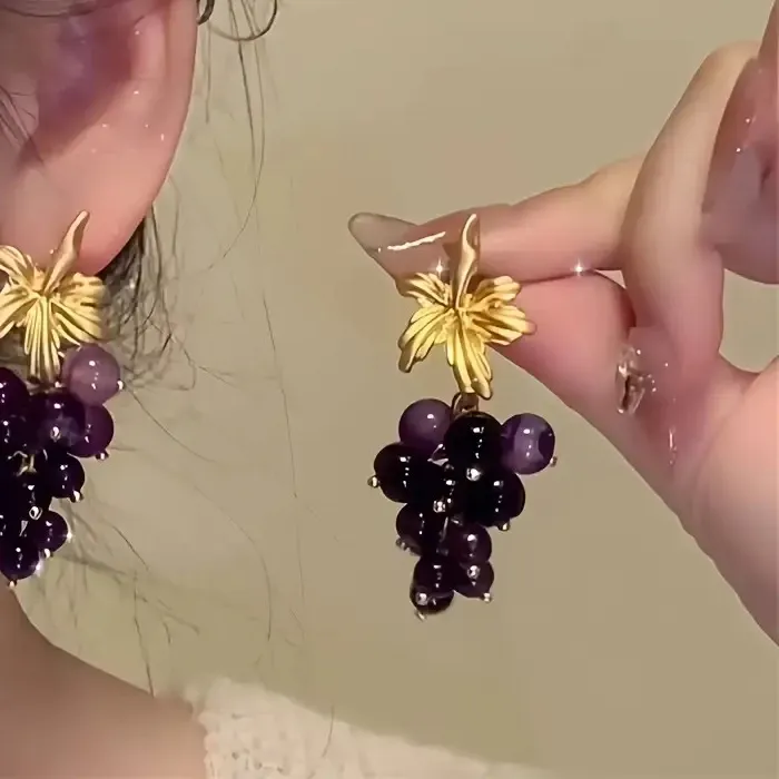Authentic Amulet Of Amethyst Grapes Whispers Of Abundance And Love