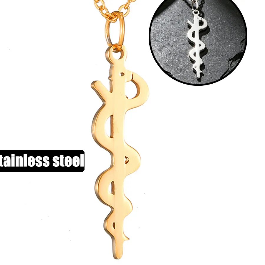 Authentic The Asclepius Caduceus Talisman of Healing Light