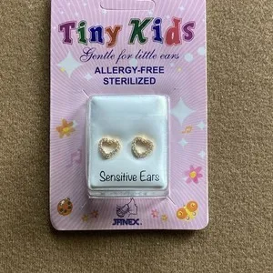 Authentic Aegis of the Pure Heart: 24K Gold-Plated Sacred Studs
