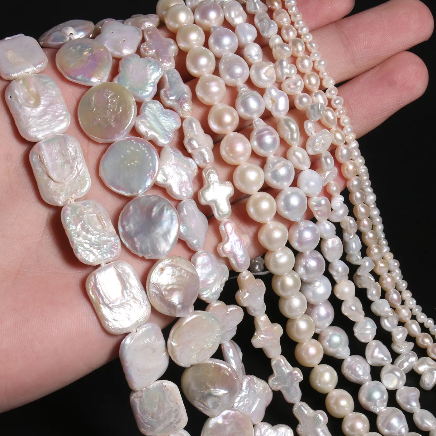 Authentic Sacred Waters: Natural Pearl Loose Charms for Spiritual Adornment