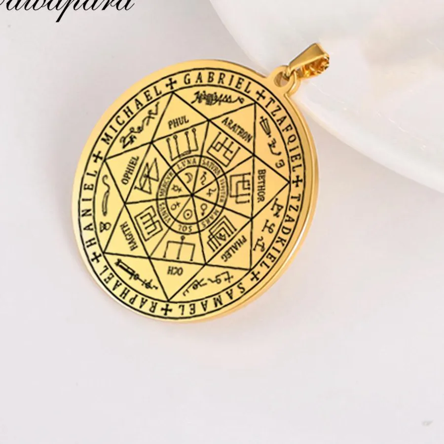 Authentic Sanctuary of the Celestial Host Seven Archangels Protection Amulet
