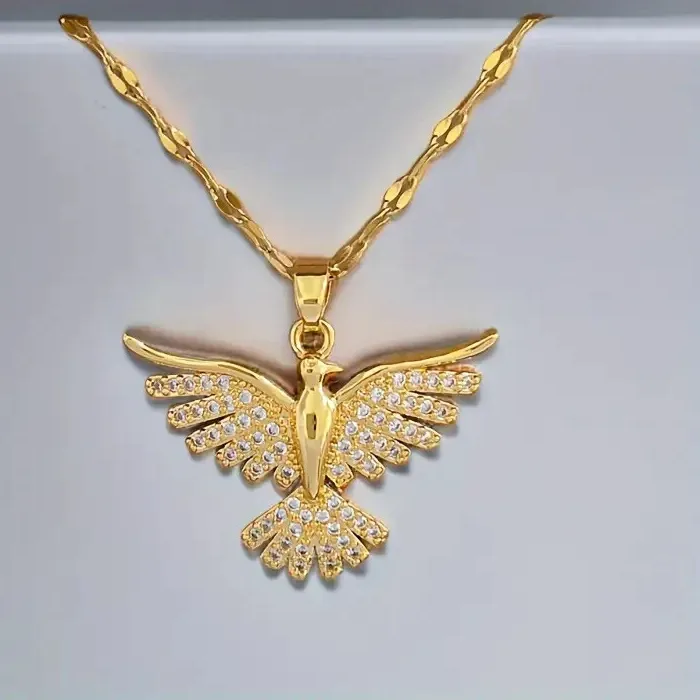 Authentic The Golden Sovereign: Aether-Winged Eagle Amulet of Vision and Sovereignty