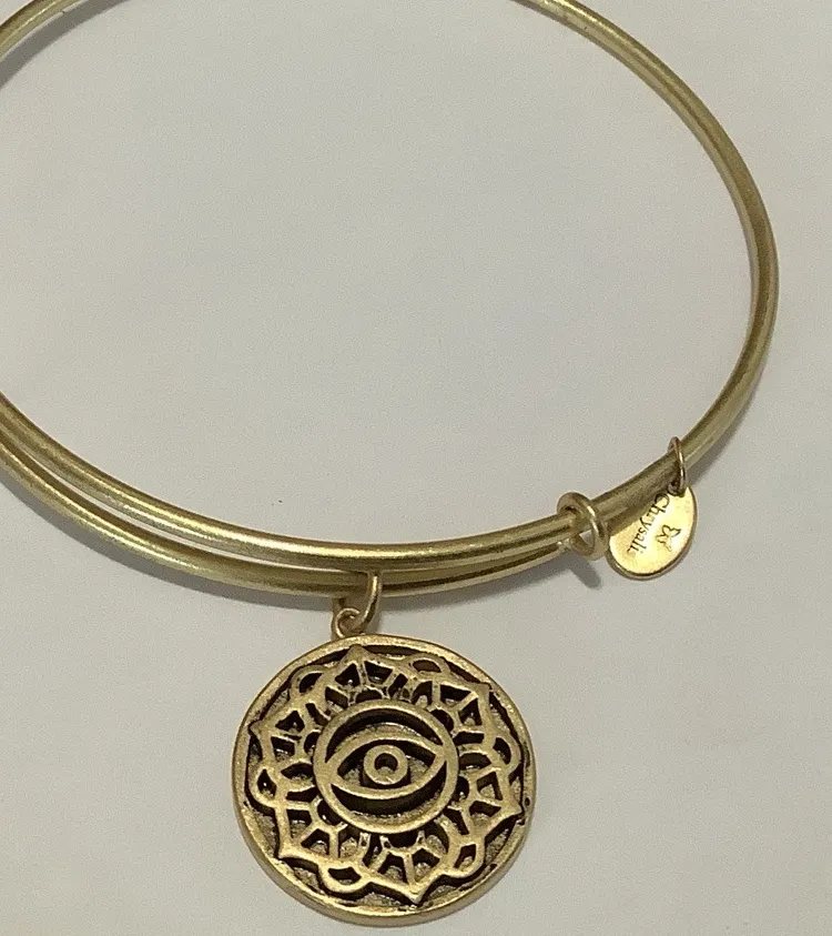Authentic The Chrysalis Visionary: Gold-Plated Eye Talisman