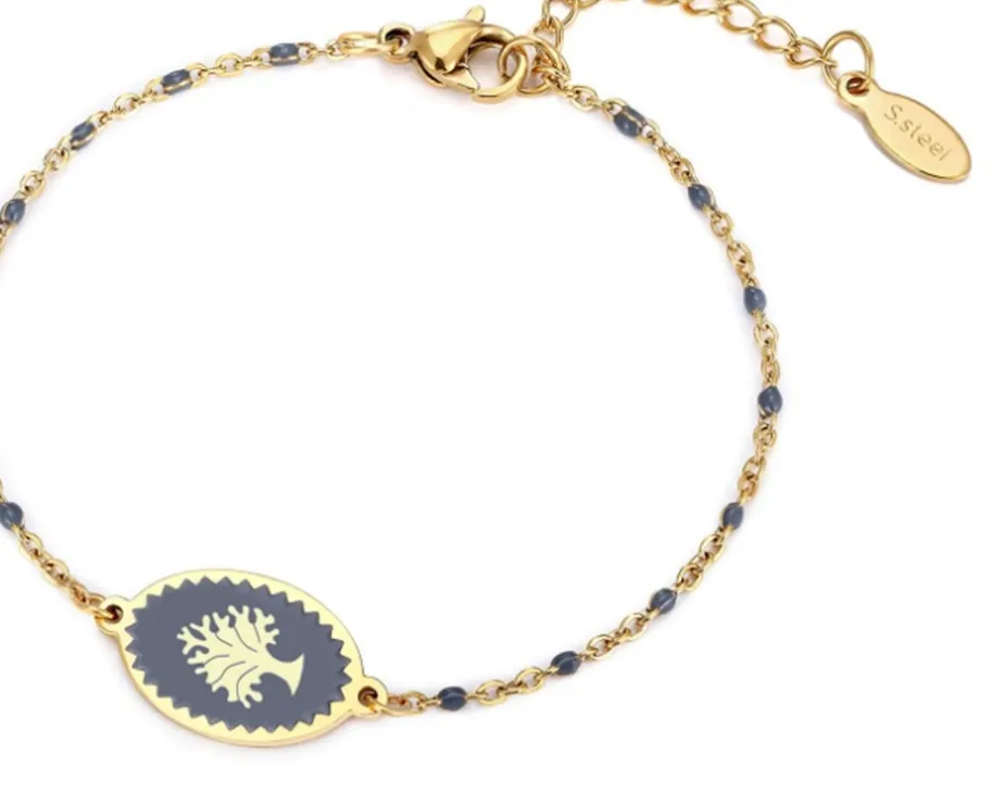 Authentic The Golden Roots of Eternity Tree of Life Bracelet