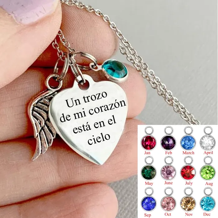 Authentic Wings of Eternal Memory Celestial Angel Wing Memorial Pendant