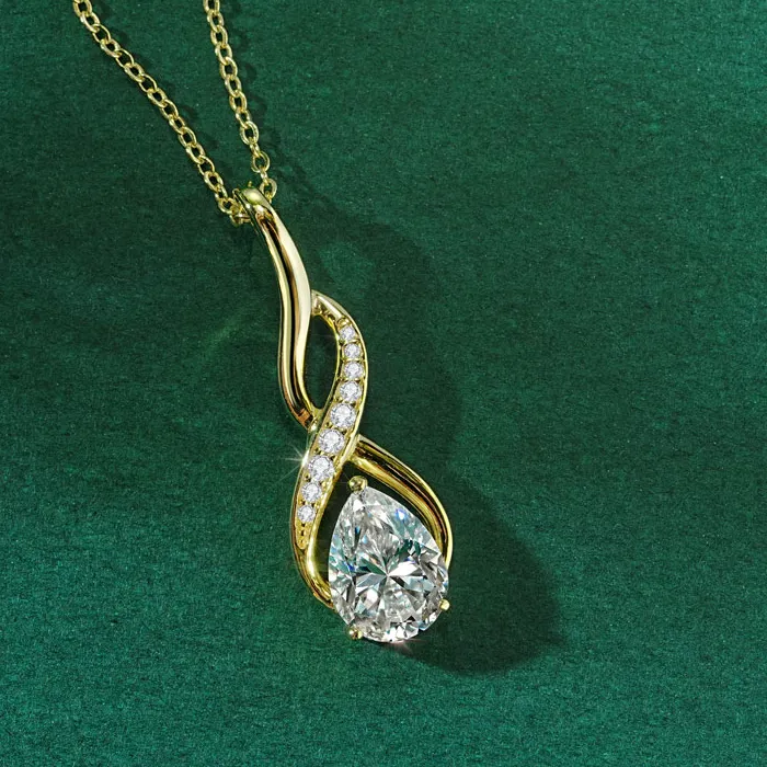 Authentic Infinity Bond: Moissanite's Eternal Love Knot