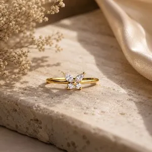 Authentic The Gilded Metamorphosis Butterfly Ring