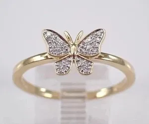 Authentic The Ethereal Monarch: Radiant Moissanite Butterfly Talisman