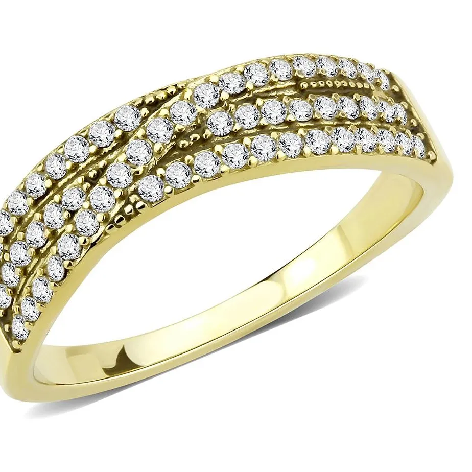 Authentic The Gilded Radiance Cubic Zirconia Ring