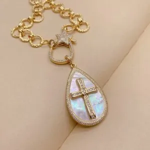 Authentic Luminous Tide Crucifix: A Sacred Union of Ocean and Spirit