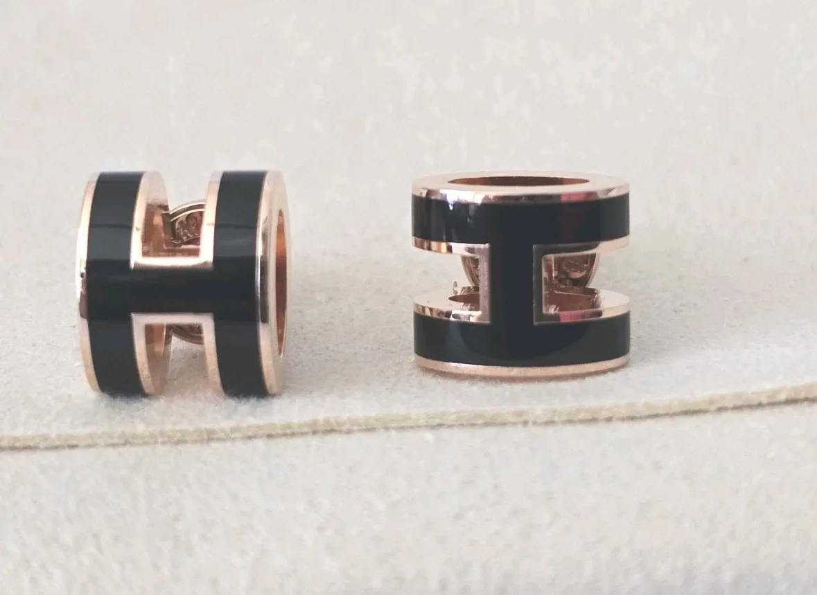 Authentic The Ethereal H: Midnight Lacquer and Rose Gold Talismans