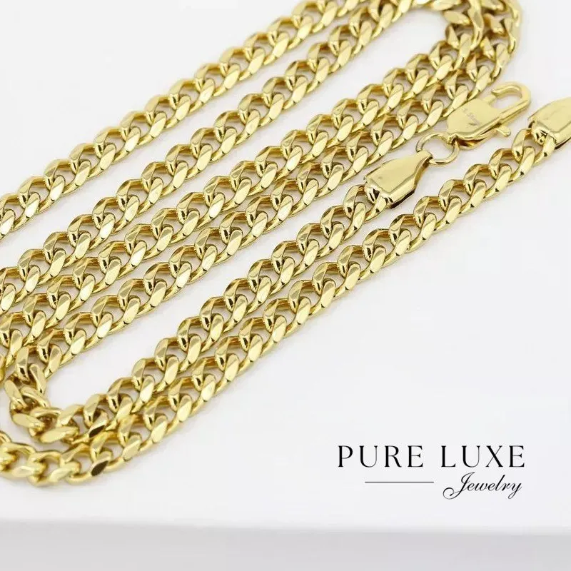 Authentic The Gilded Serpent: 18-Inch Cuban Curb Talisman