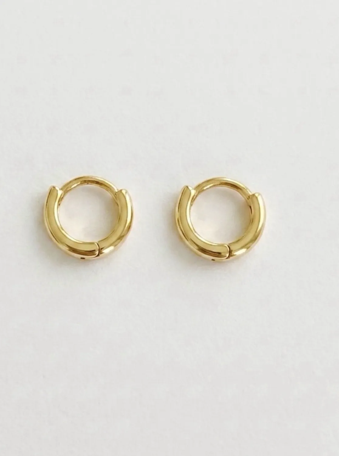 Authentic Radiant Golden Orbits Mini Hoop Talismans