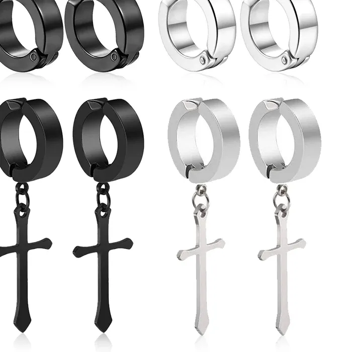 Authentic The Infinite Circle Titanium Ear Cuffs