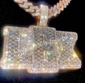 Authentic The Celestial Radiance Baguette Equilibrium Pendant