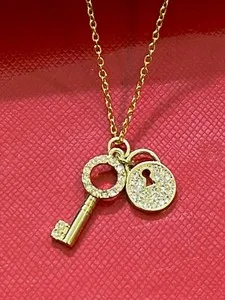 Authentic Radiant Luminescence Gold-Plated Celestial Pendant