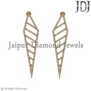 Authentic Celestial Radiance: Diamond Starburst Studs