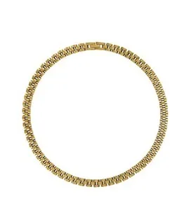 Authentic Whispers of Golden Om: 18k Gold Plated Necklace