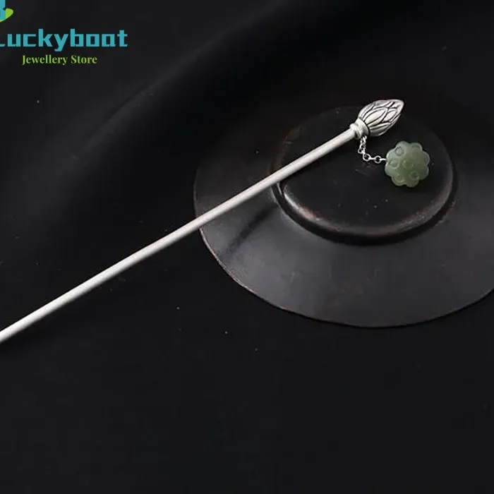 Authentic The Celestial Lotus: Ethereal Tassel Hairpin of Ancient Grace