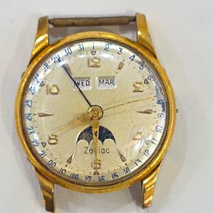 Authentic The Celestial Chronograph: A Gold-Plated Vessel of Lunar Time