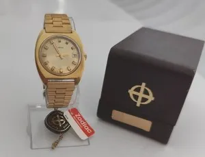Authentic The Celestial Zodiac Chronograph: A Gold-Plated Automatic Relic of Timeless Resonance