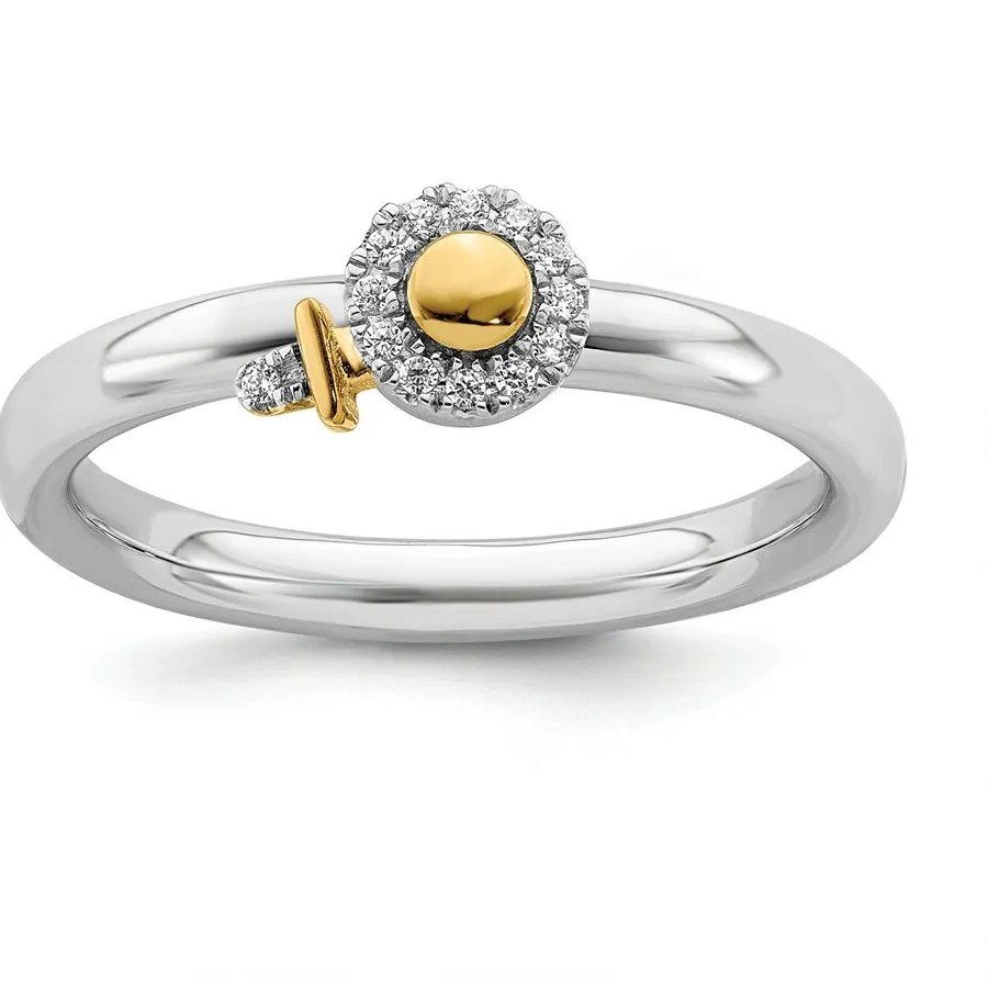 Authentic The Goddess Venus Divine Feminine Spark Gold Plated Ring
