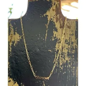 Authentic Celestial Crab Amulet – Gold‑Plated Cancer Zodiac Necklace