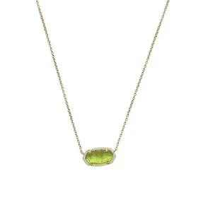 Authentic Unlock the Emerald Heart: Elisa's Luminous Green Peridot Illusion