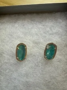 Authentic Aquamarine Whisper: Aqua Blue Illusion Stud Earrings