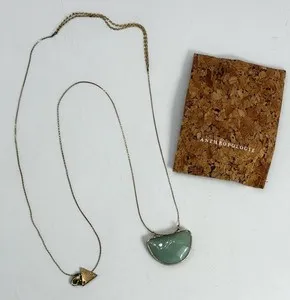 Authentic The Serefina Crescent: A Radiant Portal of Green Aventurine and Gold