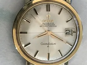 Authentic The Celestial Crosshair: Vintage Gold-Plated Omega Constellation