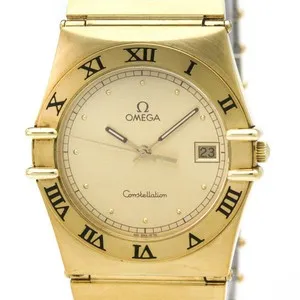 Authentic Omega Constellation Celestial Resonance Gold Plated Timepiece