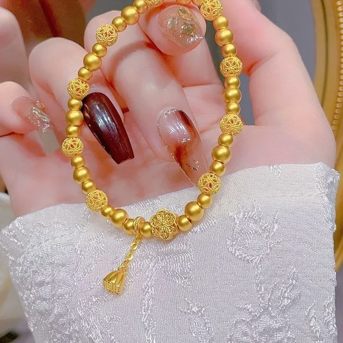 Authentic The Lotus Bloom of Prosperity: An Ancient Harmony Bracelet