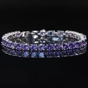 Authentic Celestial Symphony Tanzanite Tennis Bracelet