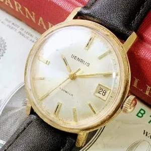 Authentic The Golden Epoch Benrus Skeleton Mechanical Timepiece