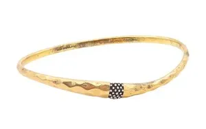Authentic The Golden Sovereign: Michael Dawkins Vintage Sterling Silver Bangle