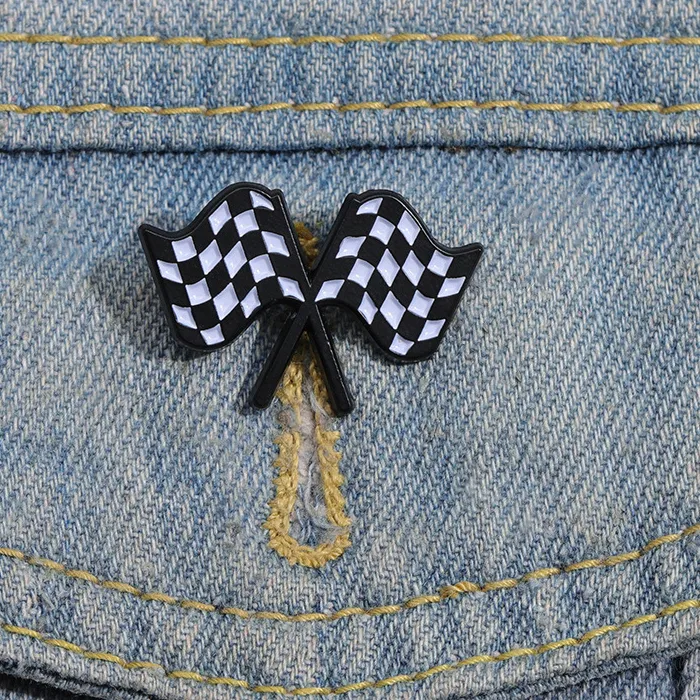 Authentic The Dualism Emblem: Checkerboard Flag Talisman