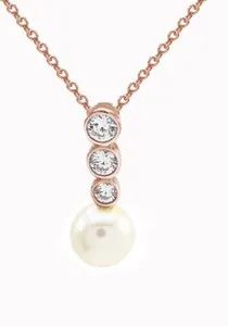 Authentic Eternal Luminous Drop: Pearl & Gold‑Plated Enchantment Pendant