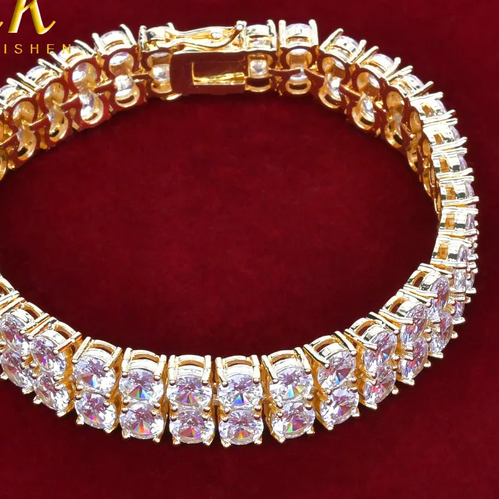 Authentic The Double River of Light Gold Tennis Bracelet