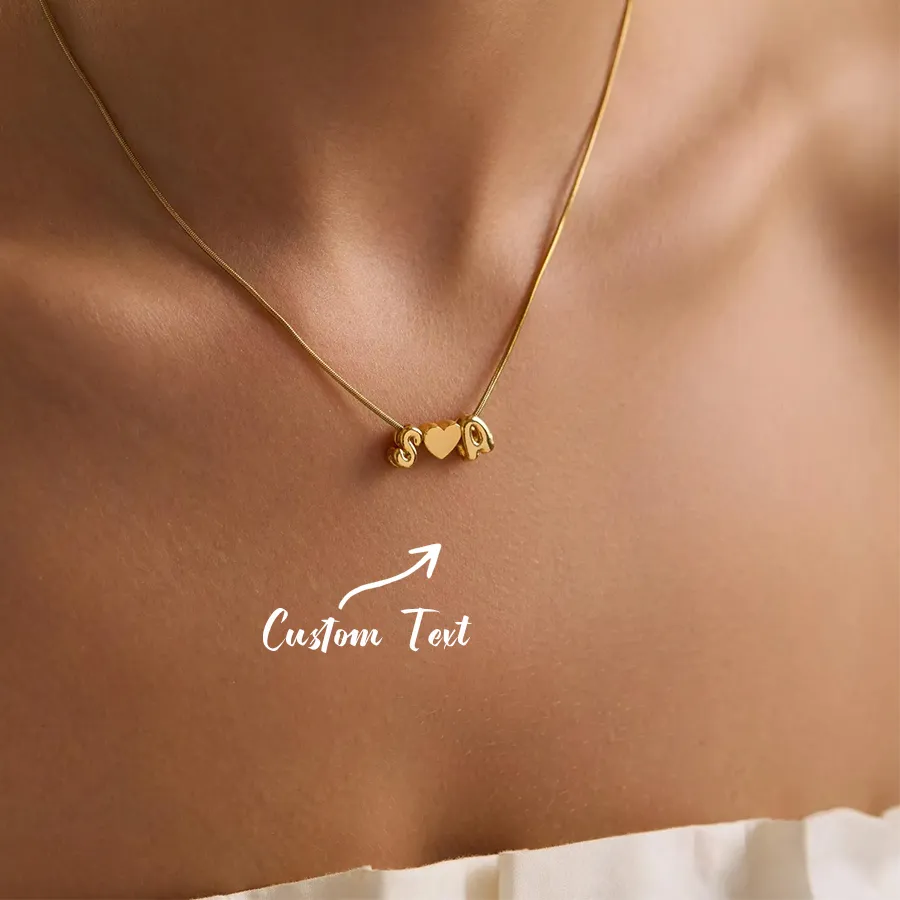 Authentic Love's Sacred Geometry: Personalized 3D Heart Necklace